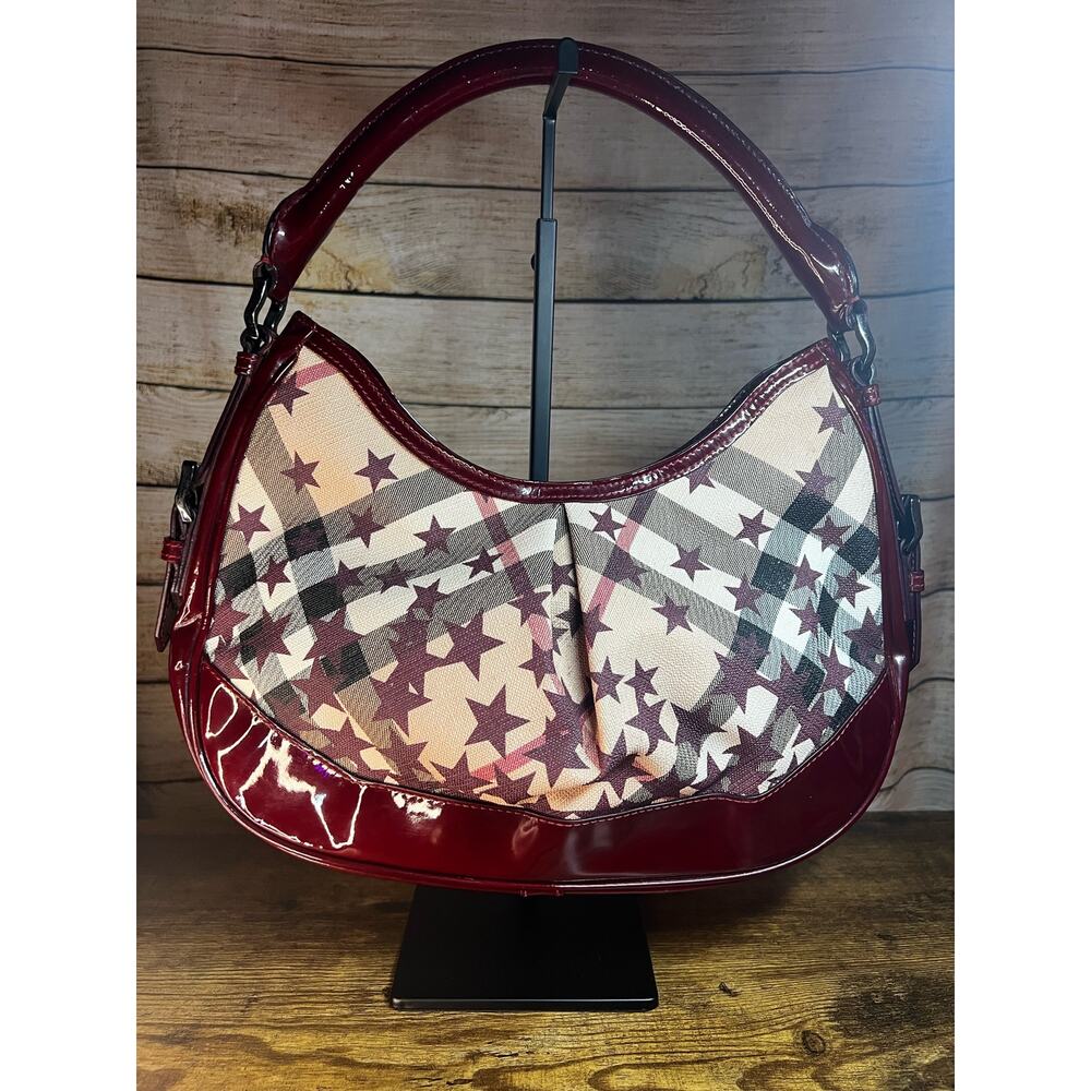 Burberry Nova Printed Stars Hernville Small Hobo - Picture 3 of 8